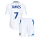 Leeds United Daniel James #7 Replike Domaci Dres za djecu 2024-25 Kratak Rukav (+ Kratke hlače)